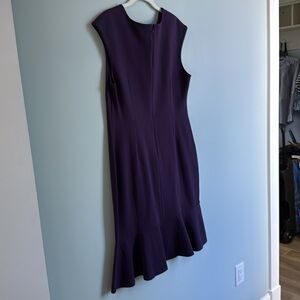 Ann Taylor sheath dress. Hangs just below the knees. Plum size 10